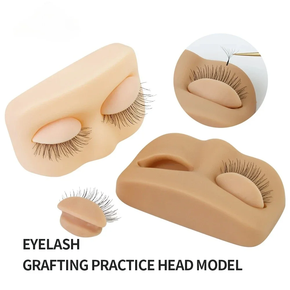 Mini Lash Flat Model Head Prac - огляд і ціна Eyelash Extension Model