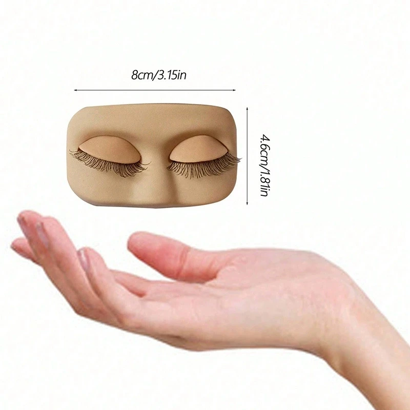 Mini Lash Flat Model Head Prac - огляд і ціна Eyelash Extension Model