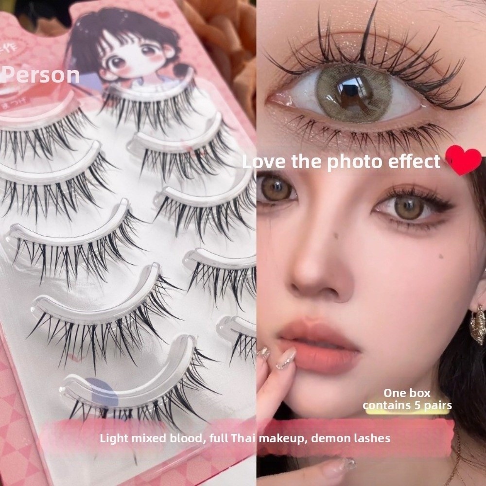 Black Anime Cartoon False Eyel - огляд і ціна Eyelash Extension Anime Style