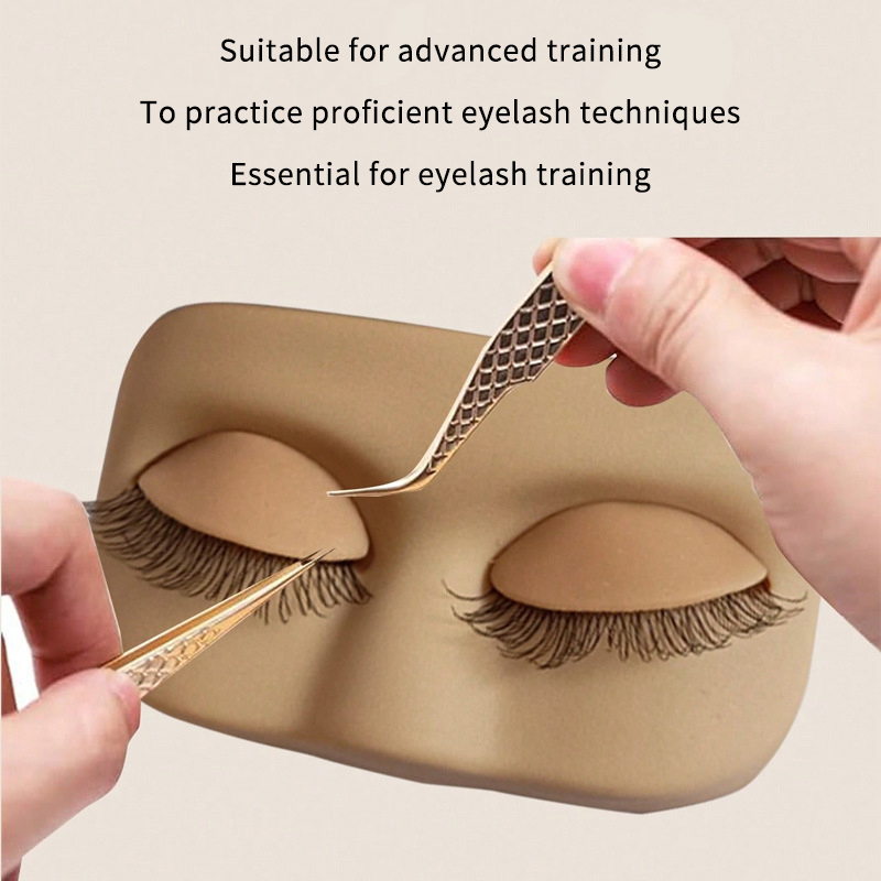 Mini Lash Flat Model Head Prac - огляд і ціна Eyelash Extension Model