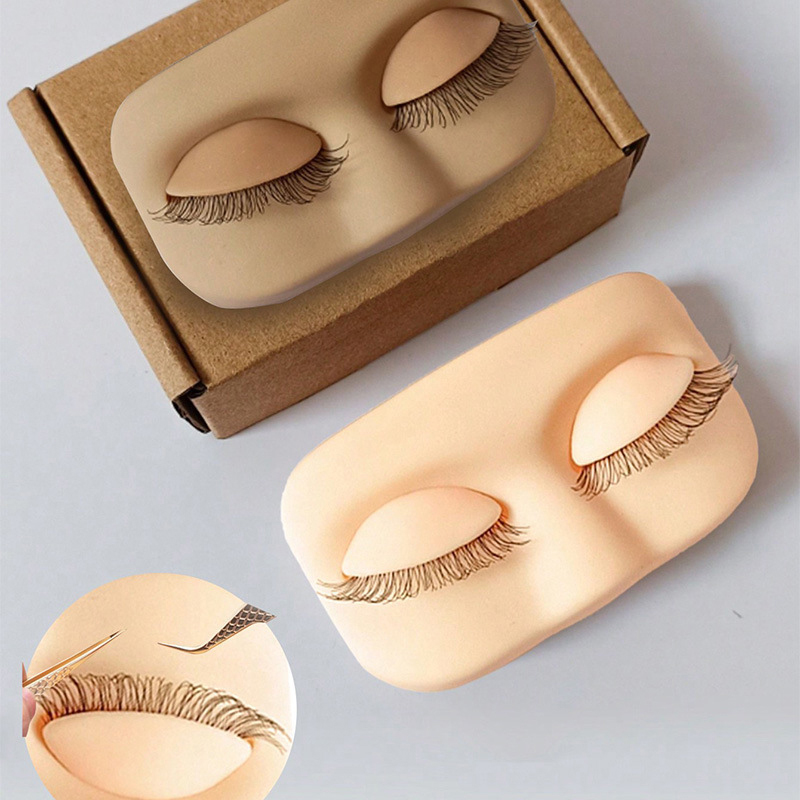 Mini Lash Flat Model Head Prac - огляд і ціна Eyelash Extension Model
