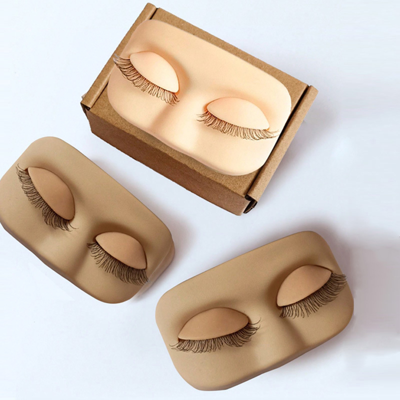 Mini Lash Flat Model Head Prac - огляд і ціна Eyelash Extension Model