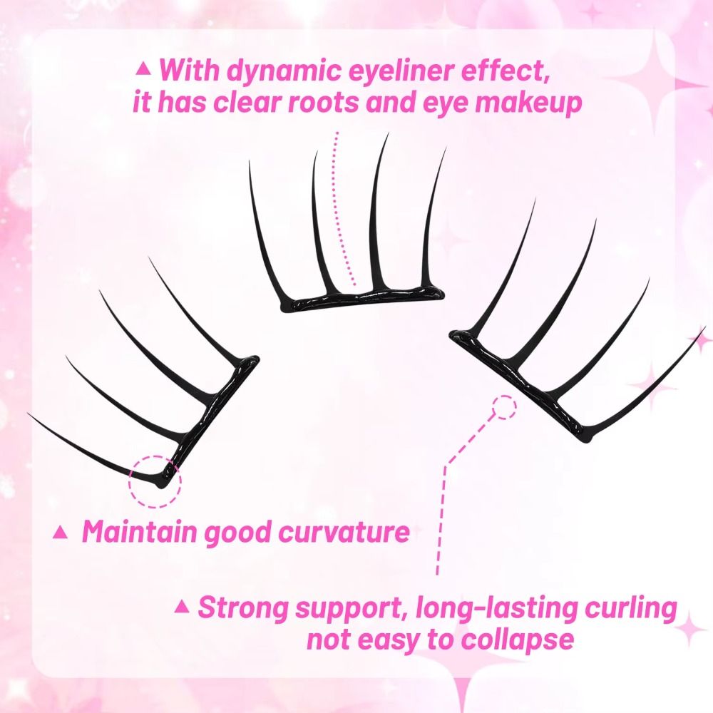 24 Rows 8-13mm Length False Ey - огляд і ціна Eyelash Extension No 8