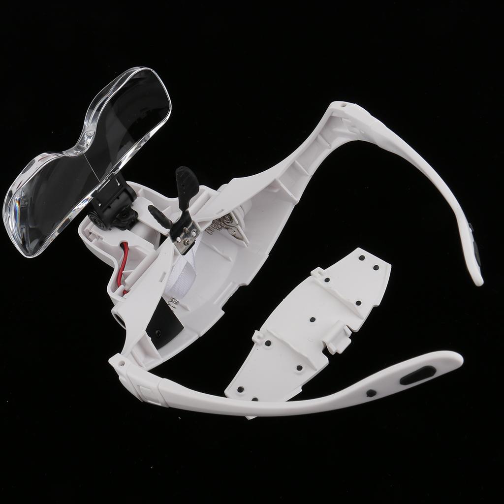 Magnifier Glasses with LED Rot - огляд і ціна Eyelash Extension With Glasses