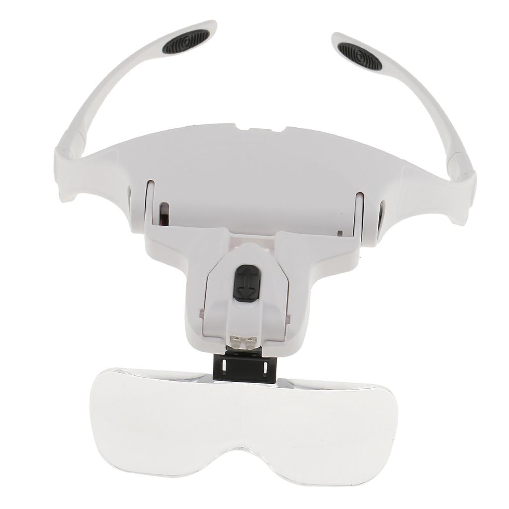 Magnifier Glasses with LED Rot - огляд і ціна Eyelash Extension With Glasses