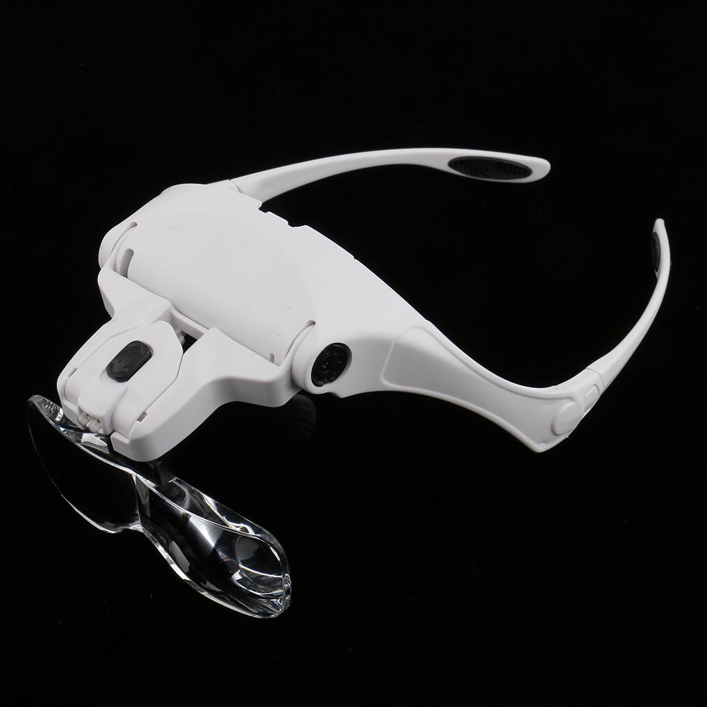 Magnifier Glasses with LED Rot - огляд і ціна Eyelash Extension With Glasses