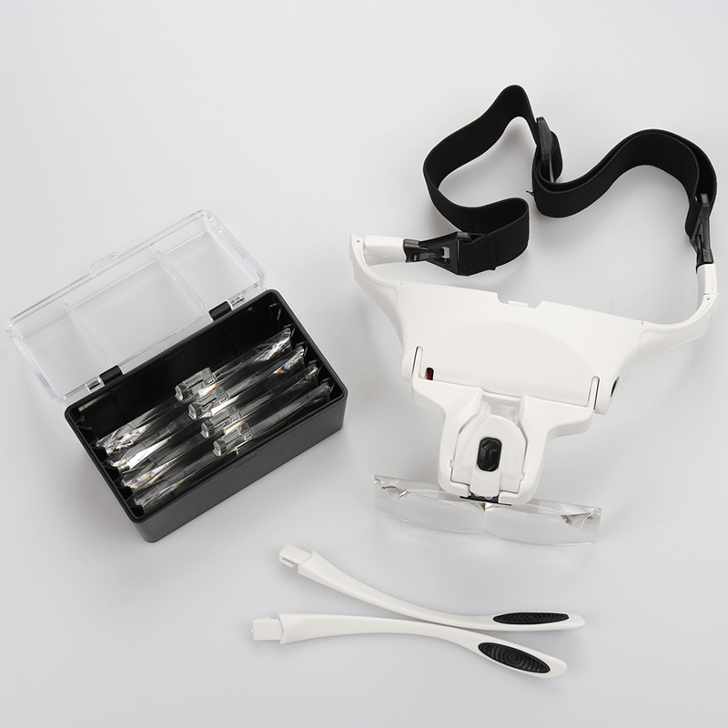 5 Lens Adjustable Headband Mag - огляд і ціна Eyelash Extension With Glasses