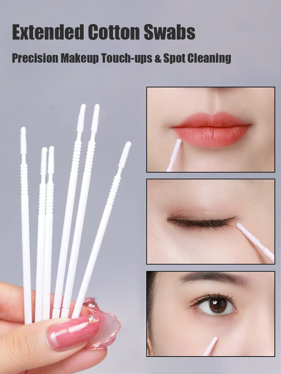 Disposable Long Cotton Swabs E - огляд і ціна Eyelash Extension Salon