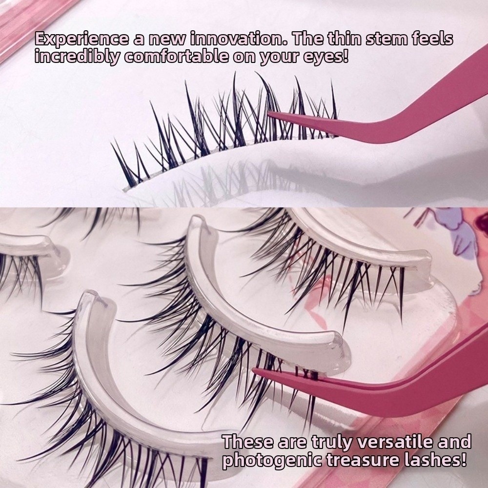 Black Anime Cartoon False Eyel - огляд і ціна Eyelash Extension Anime Style