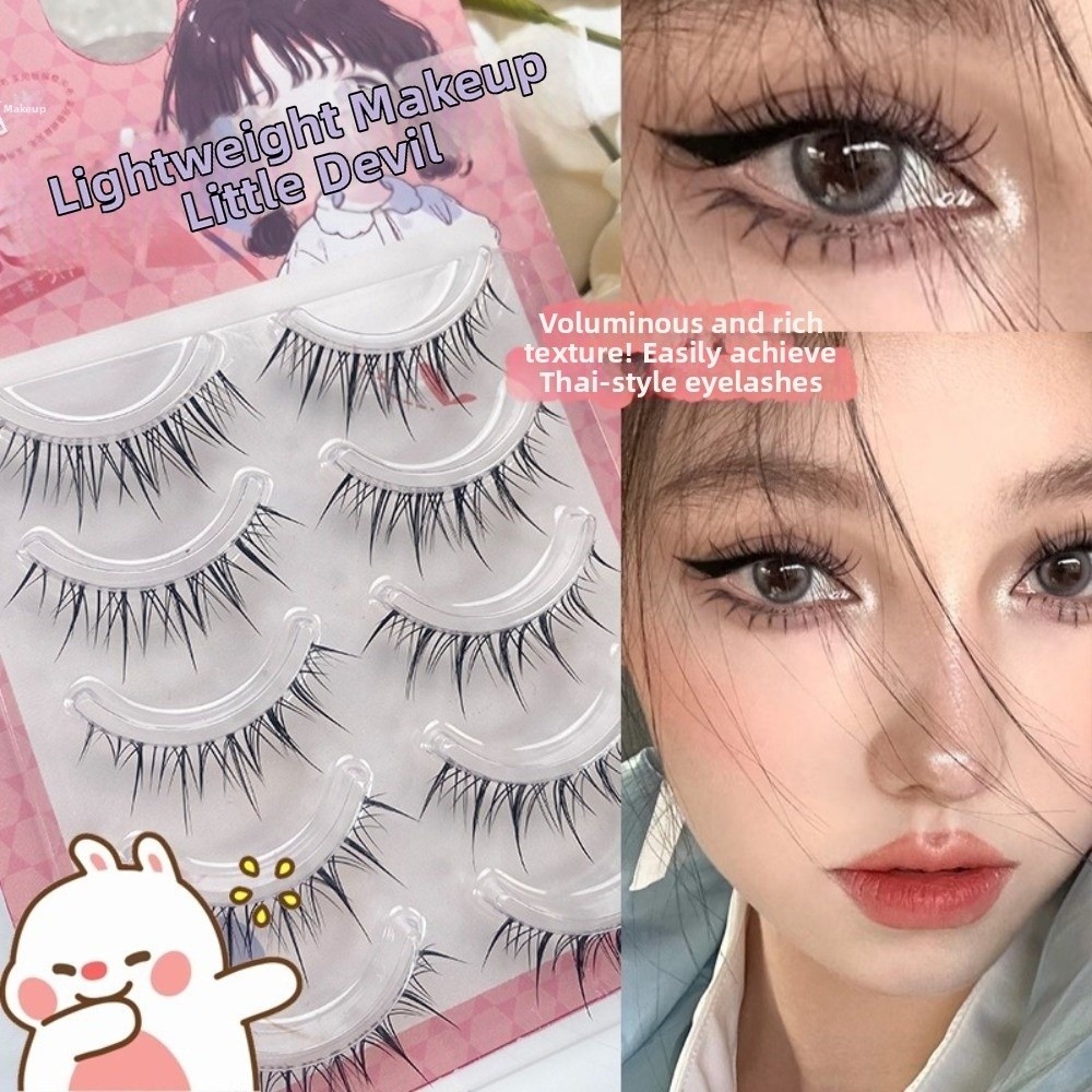 Black Anime Cartoon False Eyel - огляд і ціна Eyelash Extension Anime Style