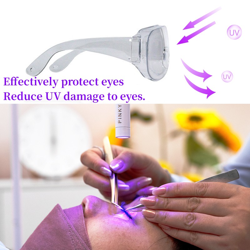 UV Protective Glasses UV Eyela - огляд і ціна Eyelash Extension With Glasses