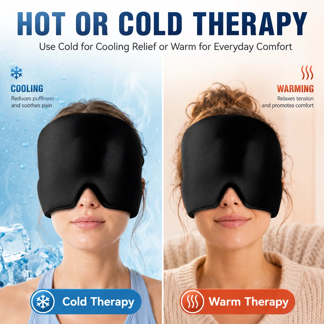 Migraine Relief Ice Head Wrap  - огляд і ціна Under Eye Gel