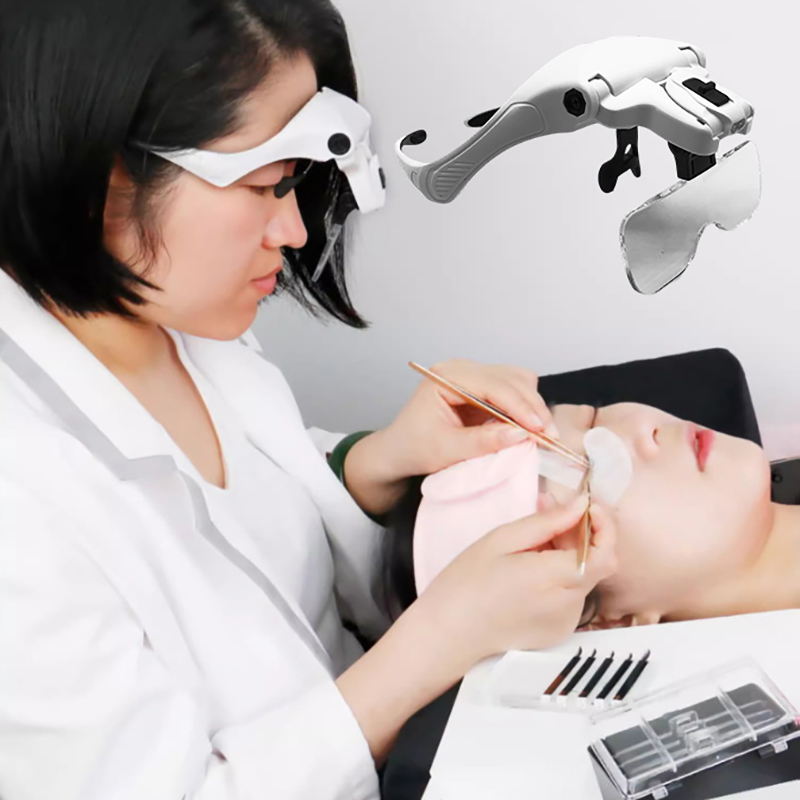 5 Lens Adjustable Magnifier Ey - огляд і ціна Eyelash Extension With Glasses