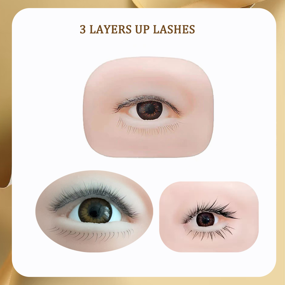 3D False Eyelash Mannequin Fla - огляд і ціна Eyelash Extension Model