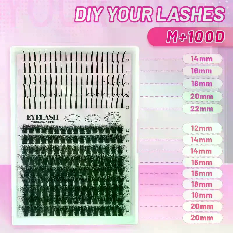 Lash Clusters Kit Lash Spikes  - огляд і ціна Eyelash Extension Volume