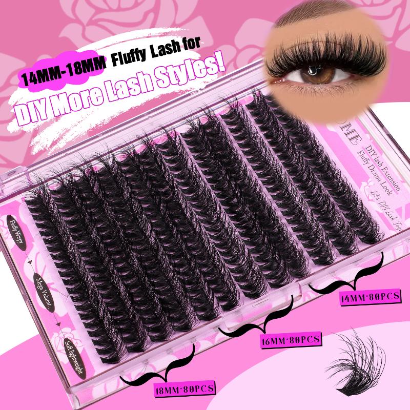 Volume D Curl Eyelash Cluster  - огляд і ціна Eyelash Extension Volume