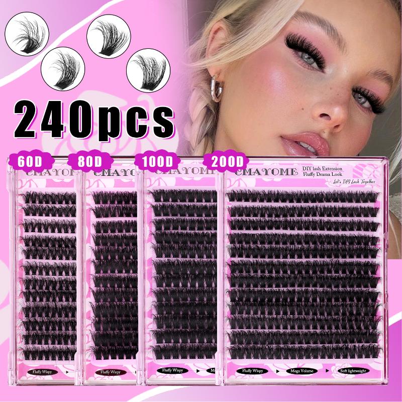 Volume D Curl Eyelash Cluster  - огляд і ціна Eyelash Extension Volume