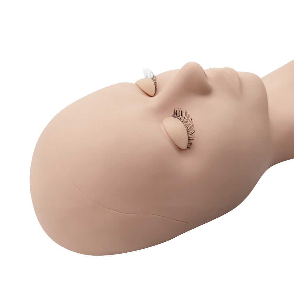 Silicone Head Training Mannequ - огляд і ціна Eyelash Extension Model