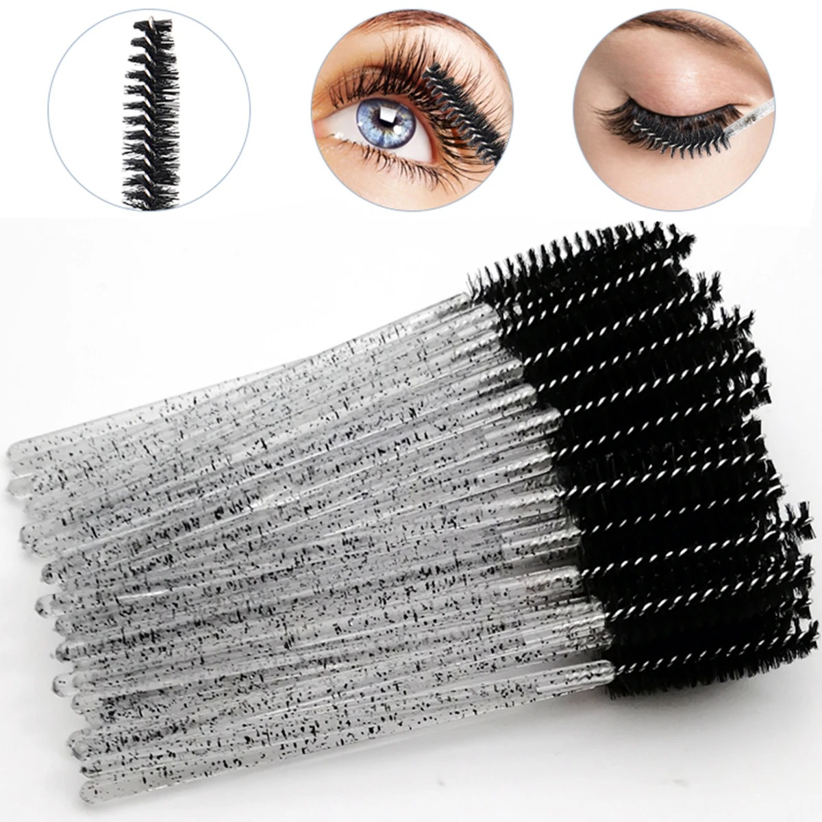 Wholesale 100PCS Mascara Spool - огляд і ціна Eyelash Extension Salon